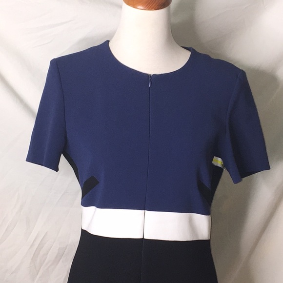 SOLD JUDITH & CHARLES Colorblock Dress NEW Sz 10 - Picture 6 of 10